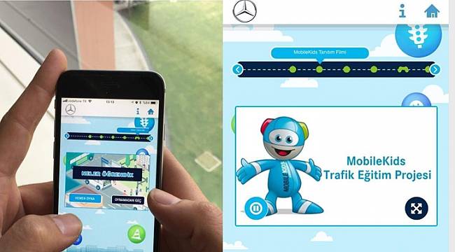 Mercedes-Benz Türk yaptı: Çocuk trafik eğitimi için