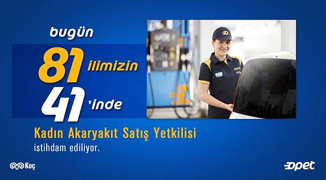 OPET: Kadın çalışan 1.752