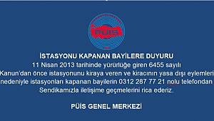 PÜİS: Bize başvurun