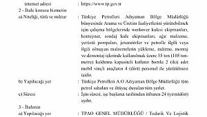 TPAO araç kiralayacak