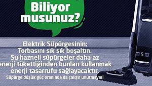 Elektrik süpürgesi için buna dikkat