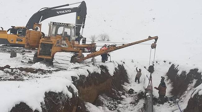 Hakkari&#039;ye doğalgaz ulaştı