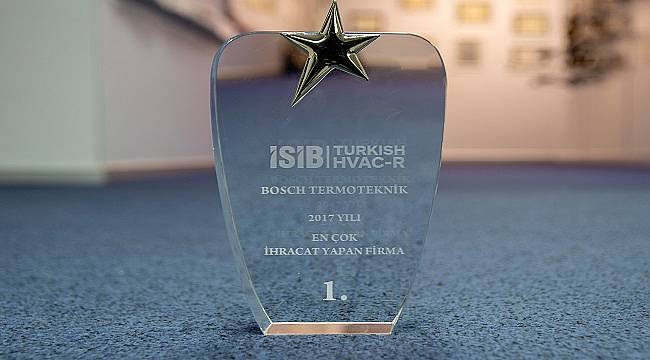 Manisa’dan 41 ülkeye ihracat yapan Bosch Termoteknik’e ödül