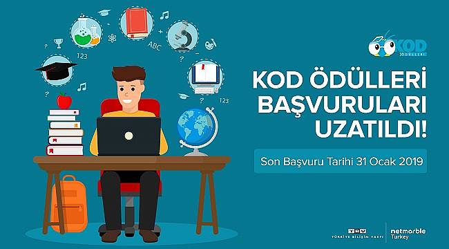 Matematik-Fen KOD Ödülleri: Son başvuru tarihi 31 Ocak 2019