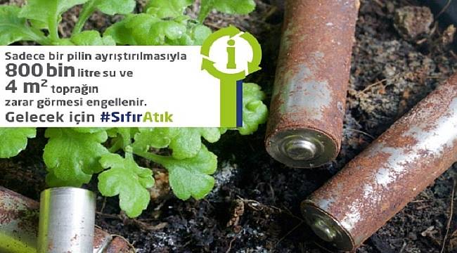 Sadece 1 pille 800 bin litre suyu kurtarabilirsiniz