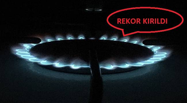 Doğalgazda tüketim rekoru kırıldı: 245 MİLYON METREKÜP