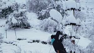 Karda elektrik kesintilerine müdahale!