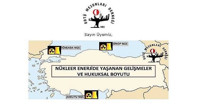 Nükleer enerji ve hukuksal boyutu konuşulacak