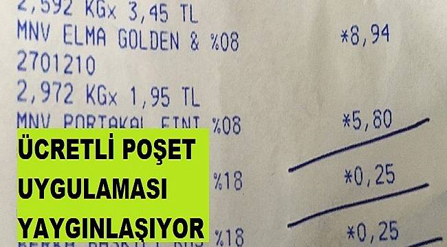 Ücretli Poşet uygulaması yaygınlaşıyor!
