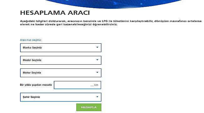 Benzinli araç mı yoksa LPG mi? Hesabını yapmak için tıklayın