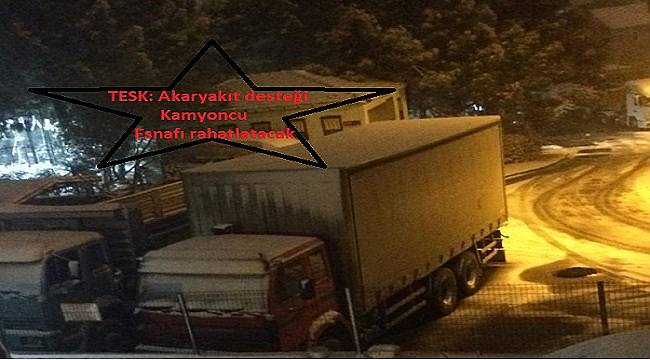 Kamyoncu esnafına destek &#039;Nakliye ve ürünü&#039; ucuzlatır