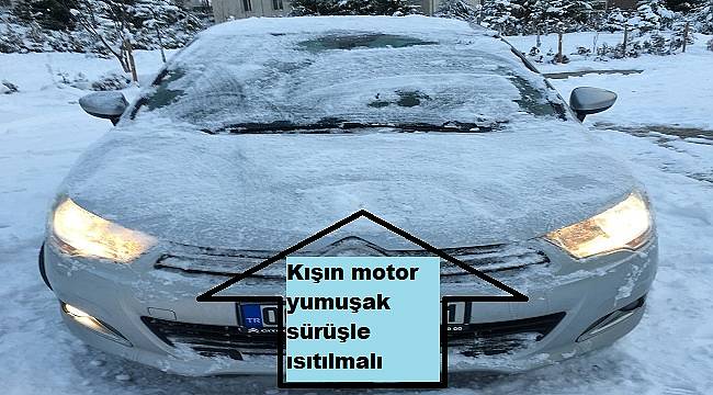 Motoru yumuşak sürüşle yolda ısıtın
