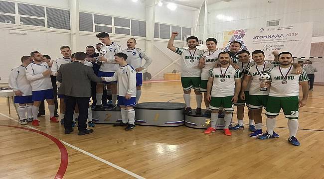 Akkuyu Nükleer Futbol Takımı Ödül aldı