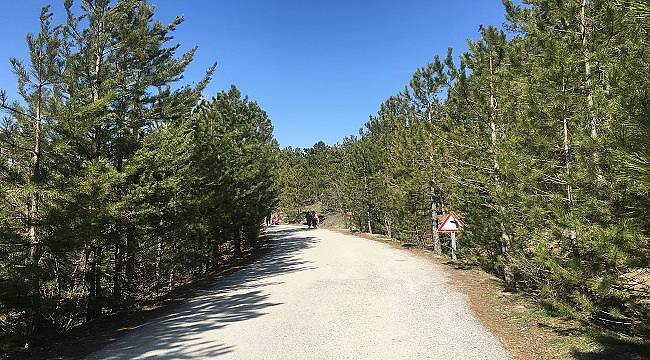 Eymir Gölü bahardan bir gün yaşadı