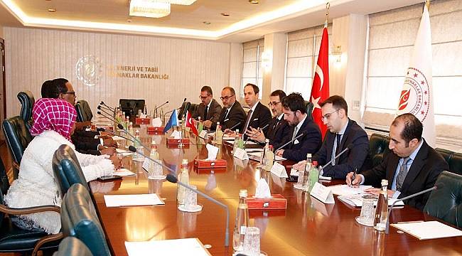 Somali Maden ve Petrol Bakanı ile görüştü