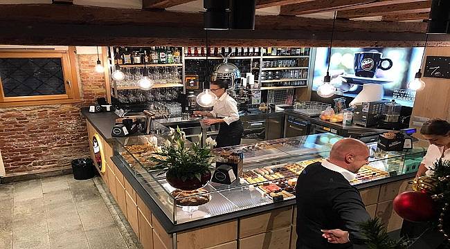 Caffe Vergnano Türk kahvesi Venedik&#039;te
