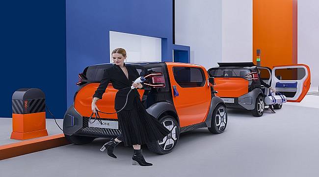 İki kişilik yüzde 100 elektrikli bir şehir içi ulaşım