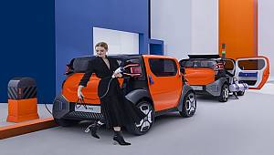 İki kişilik yüzde 100 elektrikli bir şehir içi ulaşım