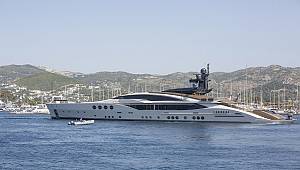 65 Metre Boyundaki Muhteşem Motorlu Yat Lady M,  Yalıkavak Marina’yı Ziyaret Etti!