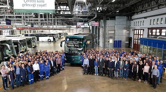 90.000&#039;inci otobüsü Türkiye&#039;de üretip Almanya&#039;ya gönderdi
