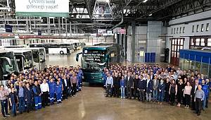 90.000'inci otobüsü Türkiye'de üretip Almanya'ya gönderdi