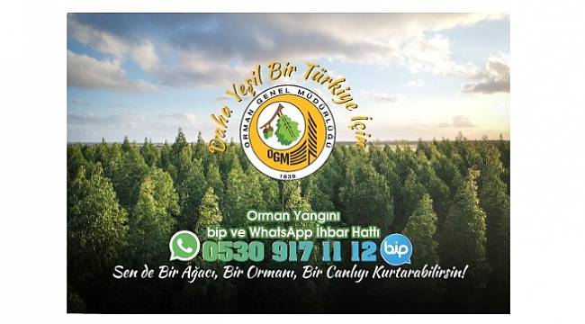 BU ÇOK ÖNEMLİ: Orman yangınları için bip ve whatsApp ihbar hattı