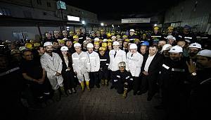 Enerji Bakanı Dönmez 'Somalı' madencilerle iftar yaptı!