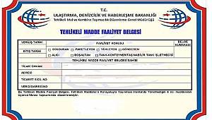 EPGİS 'Tehlikeli Madde Faaliyet Belgesi' konulu önemli bir duyuru yaptı