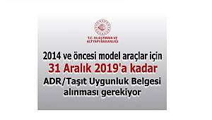 TABGİS hatırlattı: Taşıt Uygunluk Belgesi alınması gerekiyor