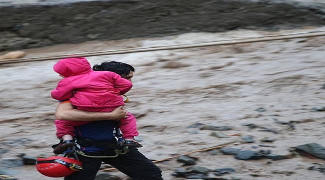 AFAD: Trabzon Araklı’da arama çalışmaları devam ediyor