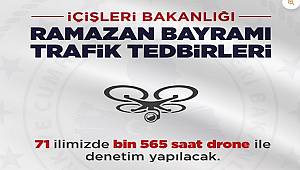 Bin 565 saat 'DRONE' ile 71 ilde havadan trafik denetimi yapılacak!