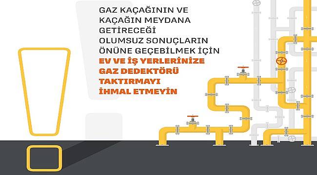 Ev ve iş yerlerinize gaz dedektörü taktırmayı ihmal etmeyin!