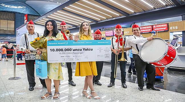 İstanbul&#039;un yeni Havalimanı 57 günde 10 milyon yolcu ağırladı