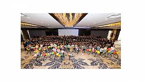 Toçev’li Çocukların Bisiklet Heyecanına Ortak Oldu