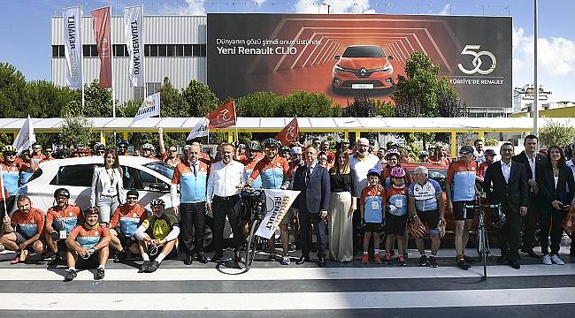 &quot;Bisikletle Yüzyıllık Macera&quot; turunun Oyak Renault ayağı gerçekleşti