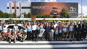 "Bisikletle Yüzyıllık Macera" turunun Oyak Renault ayağı gerçekleşti