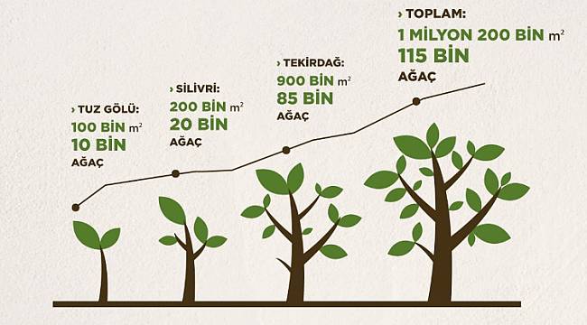 BOTAŞ 115 bin ağaç dikti!