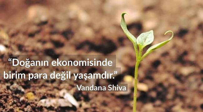 ‘Doğa ekonomisinde birim para değil YAŞAMDIR’