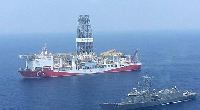 Doğu Akdeniz’de sondaj çalışması yapan gemilere 3’lü koruma!