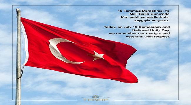 Today, on July 15 Democracy and National Unity Day