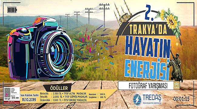 TREDAŞ: Yarışmaya son başvuru tarihi 11 Ekim