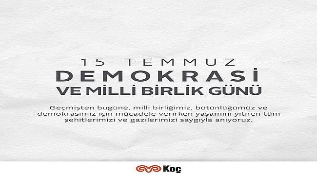 TÜPRAŞ: Tüm şehitlerimizi ve gazilerimizi saygıyla anıyoruz