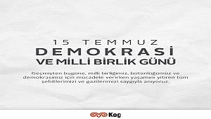 TÜPRAŞ: Tüm şehitlerimizi ve gazilerimizi saygıyla anıyoruz