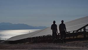 Van Gölü Kıyısında 37 MW'lık Güneş Santrali kurdu