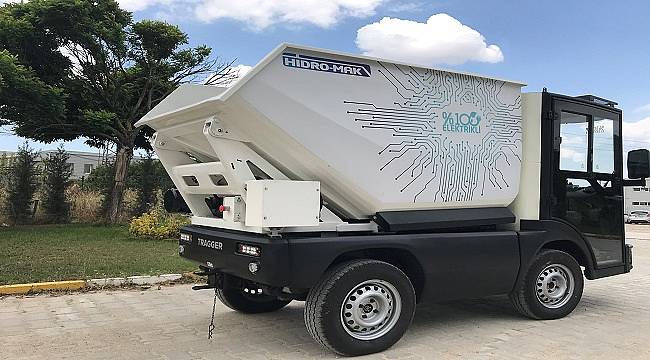 Yüzde 100 yerli elektrikli Atık Taşıma Aracı!