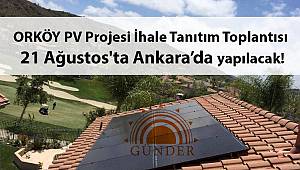 ANKARA’DA: 21 Ağustos’da