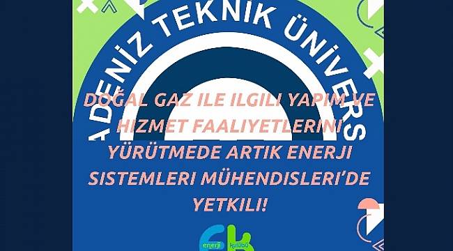 Artık &#039;Enerji Sistemleri Mühendisleri&#039;de&#039; yetkili!