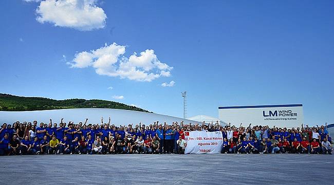 Bergama Rüzgâr Türbin Kanadı Üretim Tesisi 500’üncü Kanadını Üretti​