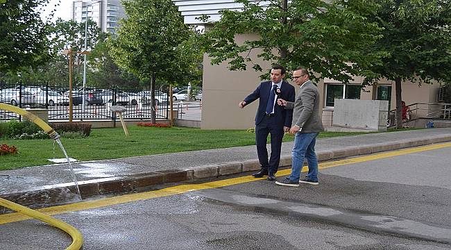 ÇEVRECİ BETON: Yağmur suyunu yeraltına akıtıyor