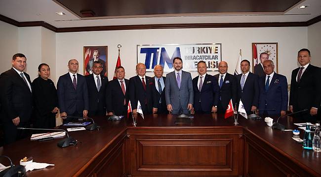 Hazine ve Maliye Bakanı TİM&#039;i ziyaret etti